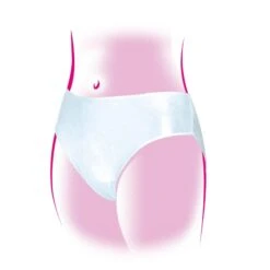 Lot De 4 Culottes Jetables Blanche Taille M