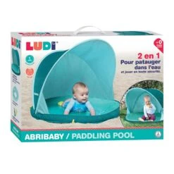 Piscine Couverte Bébé -Joli Nid Magasin abribaby bleu ludi jouets OG