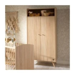 Armoire 2 Portes Et 1 Niche Access Bois -Joli Nid Magasin armoire 2 portes et 1 niche bois access bois sauthon meubles OD