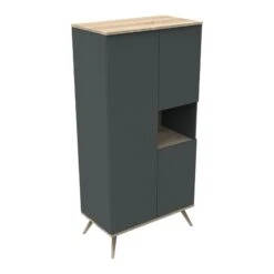 Joli Nid Magasin 8 Armoire Boreale Gris Volcan