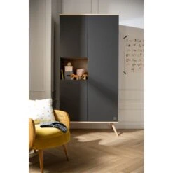 Joli Nid Magasin -Joli Nid Magasin armoire gris volcan boreale sauthon original OB