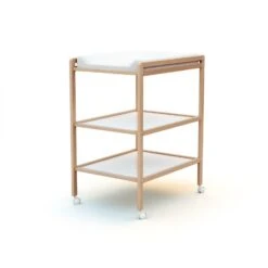 Table à Langer Double Essentiel Hêtre Verni