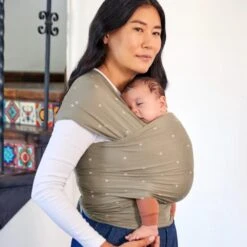 Ergobaby Écharpe De Portage Aura - Vert Olive -Joli Nid Magasin aura olive hearts ergobaby OC