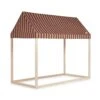 Cabane Majestic Marsala Taupe Stripes -Joli Nid Magasin cabane majestic nobodinoz 320947 OA