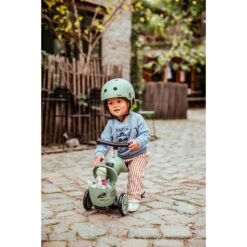 Scoot & Ride Casque Pour Enfant Taille XS Lifestyle Lignes Vertes -Joli Nid Magasin casque xs lifestyle lignes vertes scoot ride OE