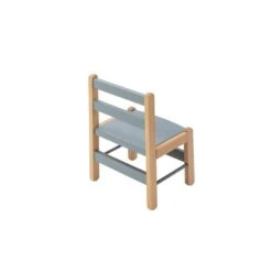 Petite Chaise Basse Enfant Louise Hybride Bleu Gris -Joli Nid Magasin chaise basse louise hybride bleu gris combelle 367689 OE