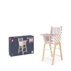 Janod Chaise Haute Poupée Candy Chic -Joli Nid Magasin chaise haute candy chic janod OD