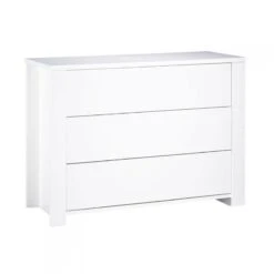 Chambre Trio Lit 60x120 Cm + Armoire + Commode Loft Blanc -Joli Nid Magasin chambre trio lit 120 x 60 commode armoire loft blanc sauthon meubles OD
