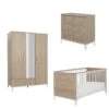 Chambre Trio Lit 70x140 Cm + Armoire 3 Portes + Commode Marcel -Joli Nid Magasin chambre trio marcel lit 70x140 armoire 3p commode galipette OA