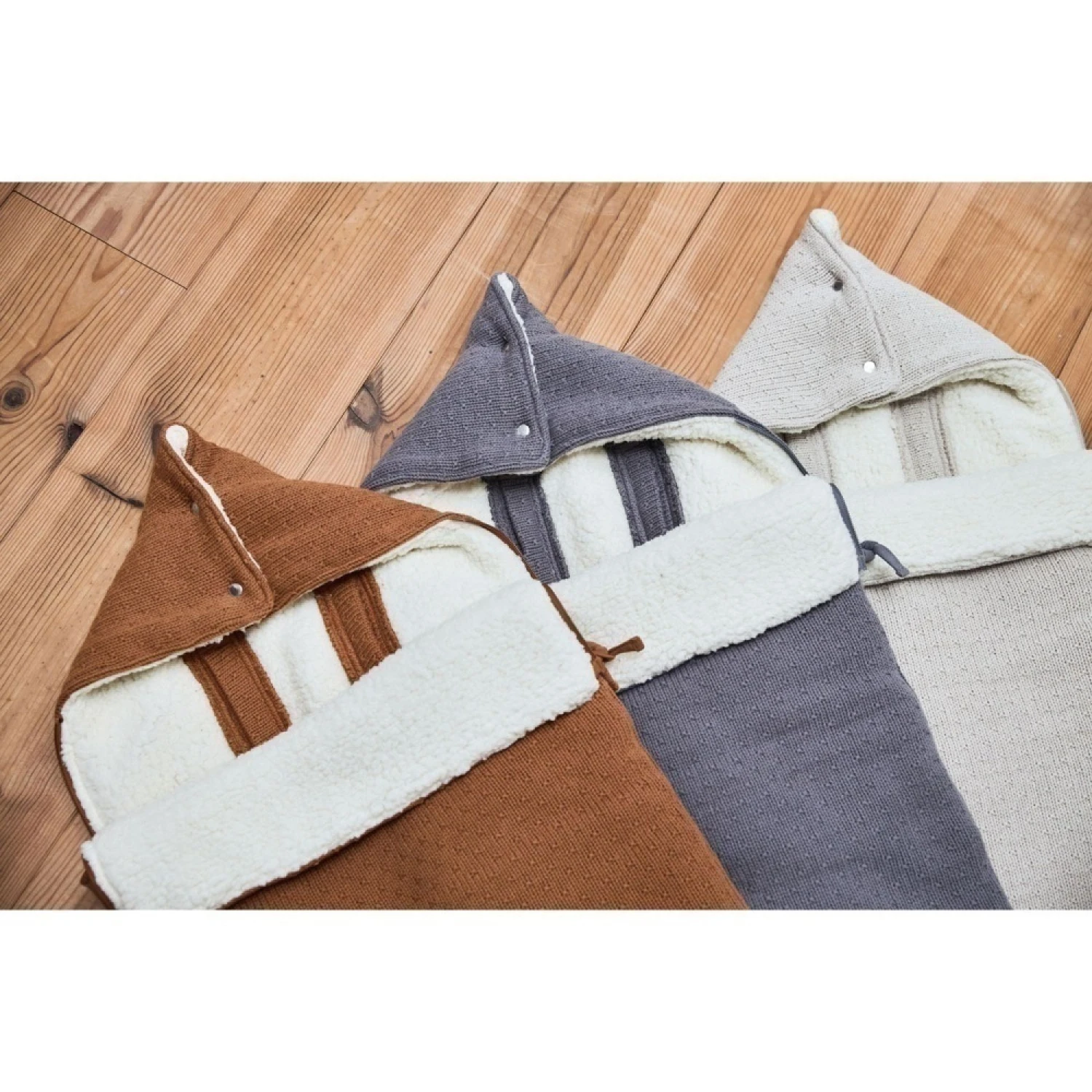 Jollein Nid D'ange Groupe 0+ Bliss Knit Storm Grey 8 Jollein Nid D'ange Groupe 0+ Bliss Knit Storm Grey – Image 6