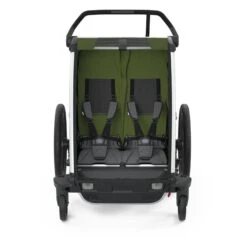 Thule Remorque De Vélo Chariot Cab 2 Cypress Green -Joli Nid Magasin chariot cab 2 cypres green thule OC
