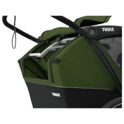 Thule Remorque De Vélo Chariot Cab 2 Cypress Green -Joli Nid Magasin chariot cab 2 cypres green thule OD