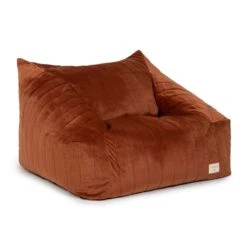Produits populaires 12 Pouf/Fauteuil Enfant Chelsea Velvet Wild Brown