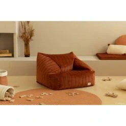 Pouf/Fauteuil Enfant Chelsea Velvet Wild Brown 17 Pouf/Fauteuil Enfant Chelsea Velvet Wild Brown -Joli Nid Magasin chelsea velvet beanbag 72x75x42 nobodinoz 284897 OF