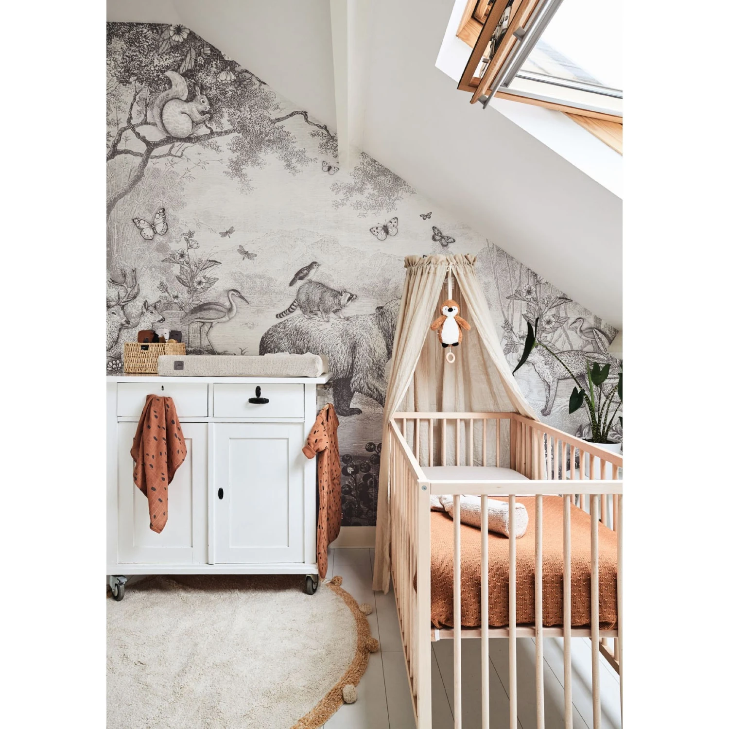 Jollein Ciel De Lit Vintage 155 Cm Nougat 6 Jollein Ciel De Lit Vintage 155 Cm Nougat – Image 4