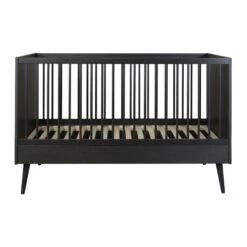 Lit Bébé 70x140 Cm évolutif En Lit Enfant Cocoon Eboni -Joli Nid Magasin cocoon lit 14070 cm eboni quax OC