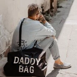 Childhome Sac à Langer Daddy Bag Noir -Joli Nid Magasin daddy bag large noir child wheels OD