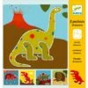 Djeco Lot De 5 Pochoirs Dinosaures