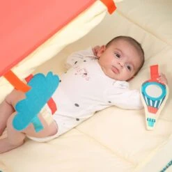 Lit Nomade Montgolfière Avec 2 Activités Suspendues -Joli Nid Magasin dodo nomade mongolfiere ludi jouets OC