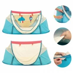 Lit Nomade Montgolfière Avec 2 Activités Suspendues -Joli Nid Magasin dodo nomade mongolfiere ludi jouets OE