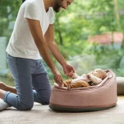 BabyMoov Transat Doomoo Seat'n Swing Pink -Joli Nid Magasin doomoo seatn swing pink balancelle incluse babymoov OD