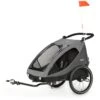 HAUCK Remorque De Vélo Dryk Duo Grey -Joli Nid Magasin dryk duo grey hauck OA