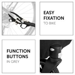 HAUCK Remorque De Vélo Dryk Duo Rose -Joli Nid Magasin dryk duo rose hauck OH