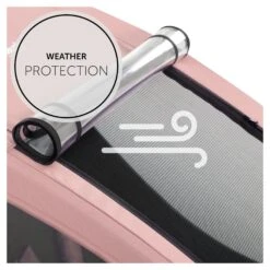 HAUCK Remorque De Vélo Dryk Duo Rose -Joli Nid Magasin dryk duo rose hauck OK