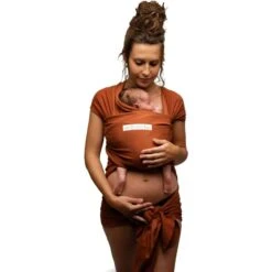 Écharpe De Portage La Basic Fauve Coton Bio -Joli Nid Magasin echarpe basic bio love radius OC