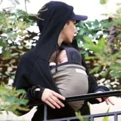 Écharpe De Portage L'originale Anthracite Poche Olive -Joli Nid Magasin echarpe loriginale jpmbb anthracite poche olive love radius OI