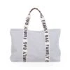 Childhome Sac à Langer Family Bag Signature Canvas Gris 1 Childhome Sac à Langer Family Bag Signature Canvas Gris -Joli Nid Magasin family bag signature canvas ecru childhome OA