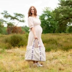 Childhome Sac à Langer Family Bag Signature Canvas Gris -Joli Nid Magasin family bag signature canvas ecru childhome OD