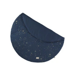 Tapis De Jeu Rond Full Moon - Gold Stella Night Blue 5 Tapis De Jeu Rond Full Moon - Gold Stella Night Blue -Joli Nid Magasin full moon small gold stella night blue nobodinoz OB