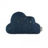 Coussin Nuage Coton Bio Gold Stella Night Blue -Joli Nid Magasin gold stella midnight blue nobodinoz OA