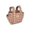 Organisateur De Poussette Terracotta Checks -Joli Nid Magasin hyde park stroller organizer 42x22x12 terracotta checks nobodinoz OA