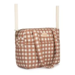 Sac à Langer Imperméable Terracotta Checks 13 Sac à Langer Imperméable Terracotta Checks -Joli Nid Magasin hyde park waterproof stroller bag 38x33x16 terracotta checks nobodinoz OB