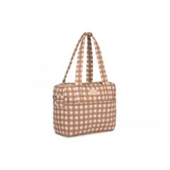 Sac à Langer Imperméable Terracotta Checks 14 Sac à Langer Imperméable Terracotta Checks -Joli Nid Magasin hyde park waterproof stroller bag 38x33x16 terracotta checks nobodinoz OC