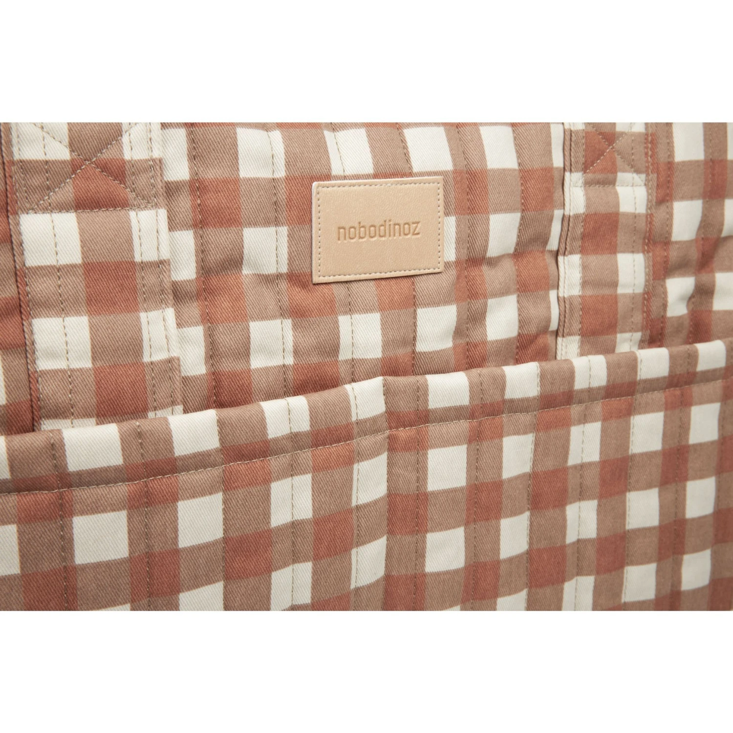 Sac à Langer Imperméable Terracotta Checks 10 Sac à Langer Imperméable Terracotta Checks – Image 8