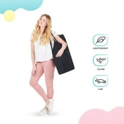 Kinderkraft Lit Parapluie Leody - Pink -Joli Nid Magasin kinderkraft folding bed leody pink kinderkraft OI