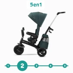 Kinderkraft Tricycle Easytwist Midnight Green 14 Kinderkraft Tricycle Easytwist Midnight Green -Joli Nid Magasin kinderkraft rowerek trojkoowy easytwist midnight green kinderkraft OE