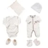 Kit Naissance 6 Pièces 0 Mois - Gris -Joli Nid Magasin kit naissance 6pcs mixte trois kilos sept OA