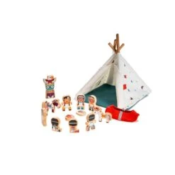 Lilliputiens Tipi Et Les Indiens -Joli Nid Magasin le tipi et les indiens lilliputiens OD