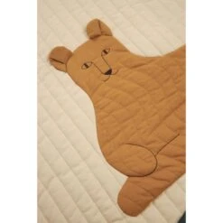 Plaid Matelassé 95x73 Cm Léopard -Joli Nid Magasin leopard quilted blanket 95x73 nobodinoz OC