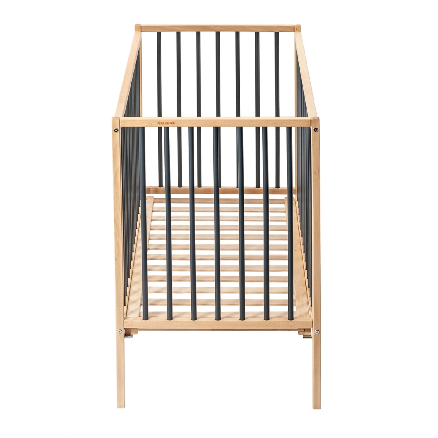 Lit En Bois 60x120 Cm Rémi Anthracite 8 Lit En Bois 60x120 Cm Rémi Anthracite – Image 6