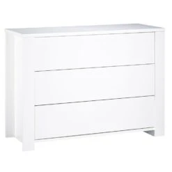 Commode 3 Tiroirs Loft Blanc