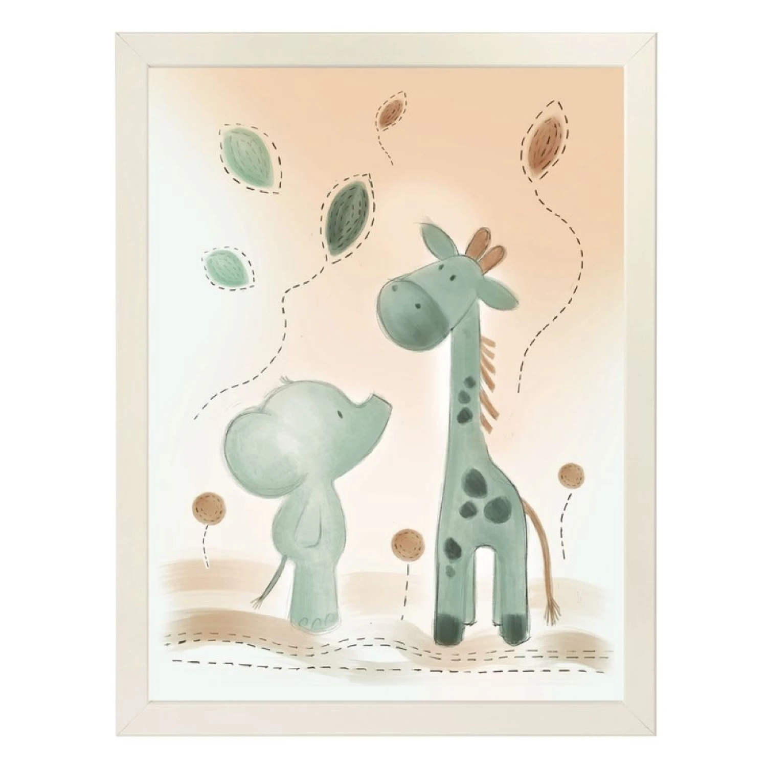 NATTOU Cadre Avec Poster 40x30cm Luna Et Axel 3 NATTOU Cadre Avec Poster 40x30cm Luna Et Axel