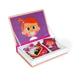 Janod Jeu Magnéti'book Crazy Face Fille -Joli Nid Magasin magneti book crazy faces fille janod OD