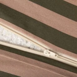 Matelas De Sol Majestic Bio Green Taupe Stripes -Joli Nid Magasin matelas de sol eco majestic nobodinoz 320919 OC