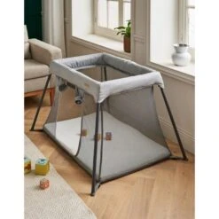 Lit Parapluie Gris -Joli Nid Magasin mm21 lit de voyage parc noukies OF