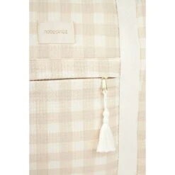 Sac à Langer Opéra Nid D'abeille Ivory Checks -Joli Nid Magasin opera waterproof maternity bag 29x46x20 ivory checks nobodinoz OE